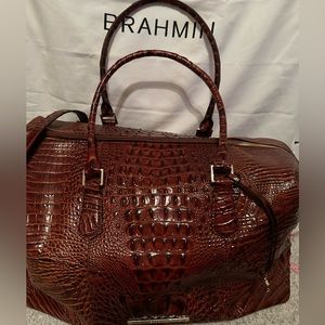 Brahmin pecan Melbourne weekender